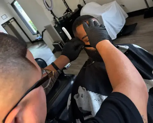 Ant — Anthony Da Barber, barber at Icon by Kings Korner in San Marcos, Texas