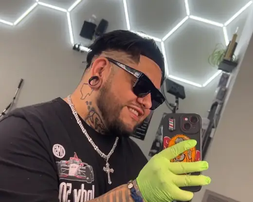 Uzi — Eliahs, barber at Icon by Kings Korner in San Marcos, Texas