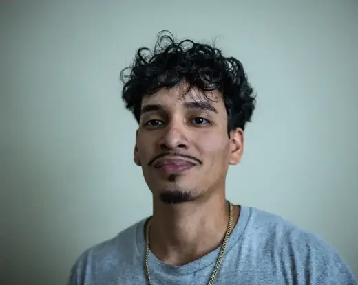 Abe Loredo, barber at Kings Korner in San Marcos, Texas