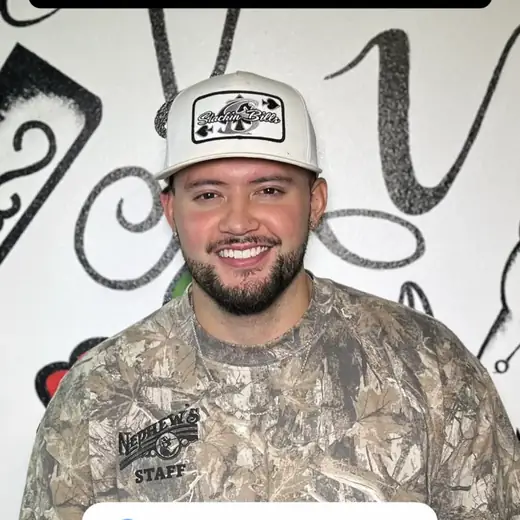 Adon Alaniz, barber at Kings Korner in San Marcos, Texas