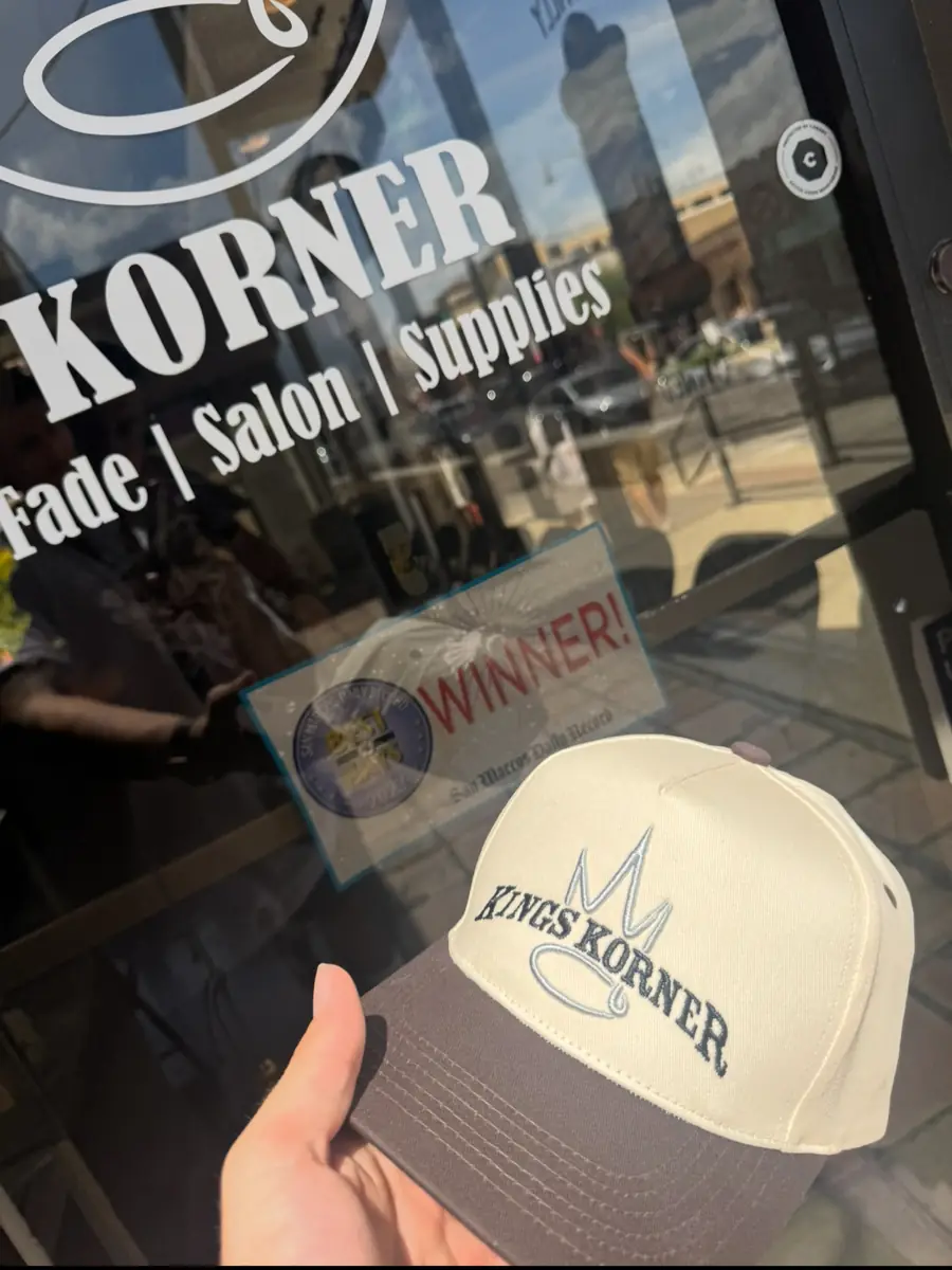 Kings Korner barbershop in San Marcos, Texas