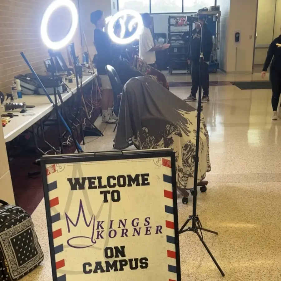 Kings Korner barbershop in San Marcos, Texas